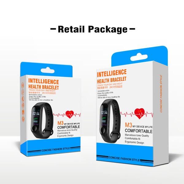 

400pc m3 mart band bracelet heart rate watch activity fitne tracker pul eira relÃ³gio reloj inteligente xiaomi apple watch