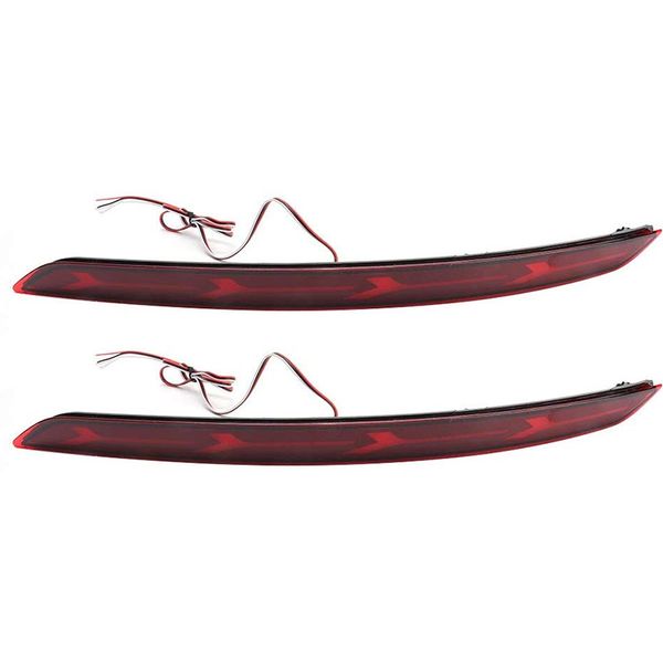 

car flashing 2pcs led rear light brake lamp taillight back fog light warning reflector for elantra 2016 2017