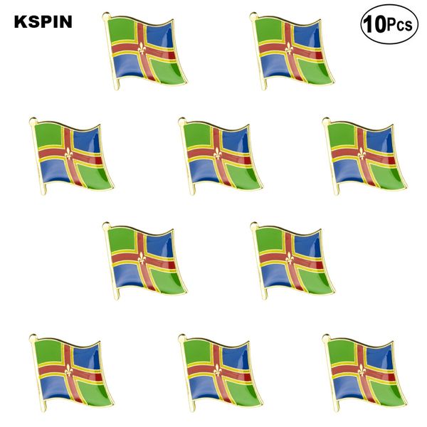 

lincolnshire lapel pin flag badge brooch pins badges 10pcs a lot, Gray