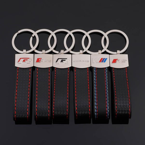 

5 Pieces Кожа Mental автомобилей Логотип Брелок Брелок Брелок Брелок держатель Keyfob для V