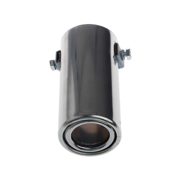 

new universal stainless steel car rear round exhaust pipe tail throat muffler tip