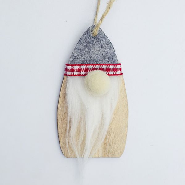 

wooden felt santa claus christmas pendant xmas tree hanging decorative ornaments