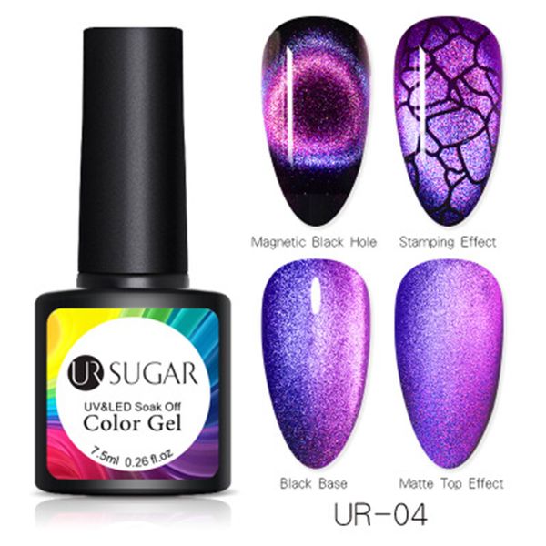 

9d cat eye uv gel nail polish soak off shiny magnetic gel varnish manicure supplies js11, Red;pink