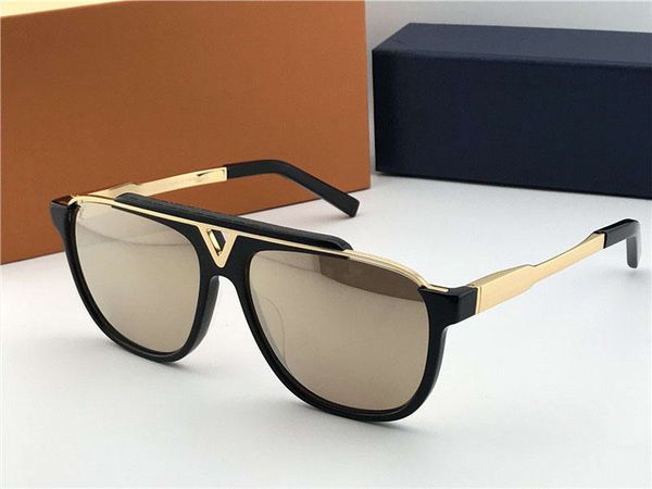 Men MASCOT Sunglasses Gold Black Grey Gradient Lenses 0936 Sun Glasses ...