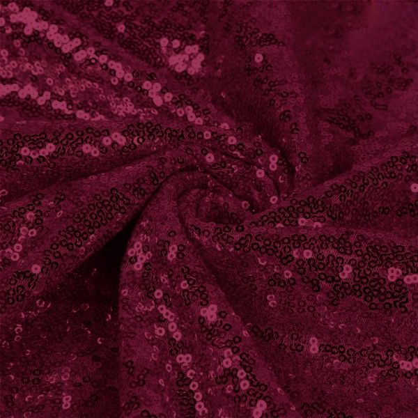 

shinybeauty new crimson red 0.5yard sequin fabric,by the yard for tablecloth,linen,sequin tablecloth,table runner(rose gold)-c