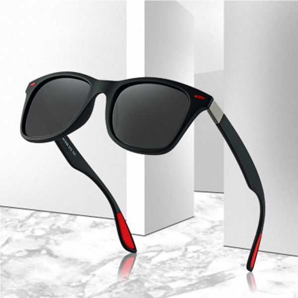 

new design ultralight polarized sunglasses mirror men women driving square style sun glasses male goggle uv400 gafas de sol, White;black
