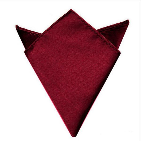 

1pc satin silk men's pocket square hankerchief hankie wedding formal suit blazer jacket accessories black,white,wine red, Blue;purple