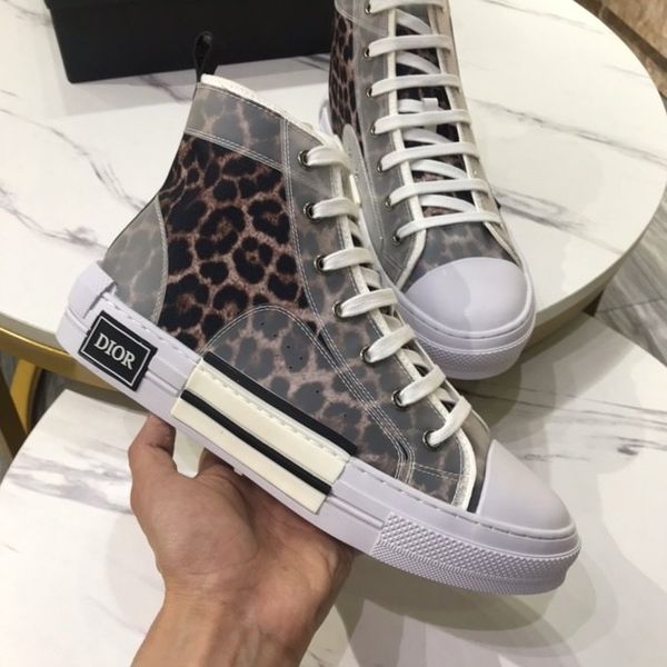 

platform men's and women's shoes wild vintage luxury 20ss blue and white transparent letters presbyopia high-shoes 04, Black