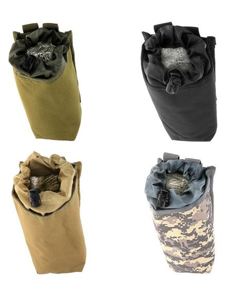 

outdoor molle water bottle pouch drawstring 1000d tactical bottle holder hydration h2o carrier army kettle bag