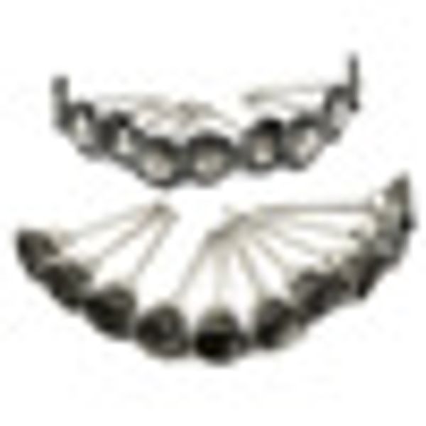 

replacement wire wheel brushes supply rotary tools 20pcs set kit 25mm diameter 1/8" shank drill stainless steel