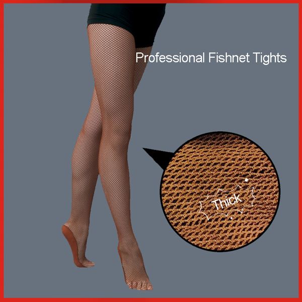 

women's professional fishnet tights for ballroom latin dance, Black;red