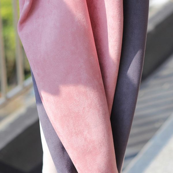 

color suede solid women pencil skirt female autumn winter high waist bodycon vintage split thick stretchy skirts, Black