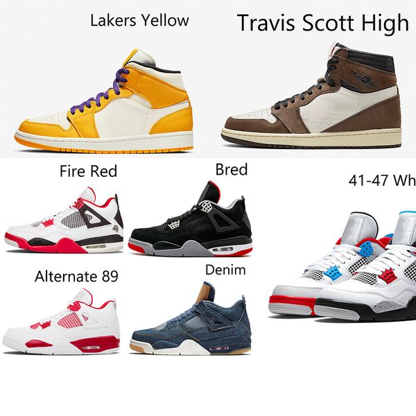 

1 banned 4s bred 4 mens basketball shoes 6s cactus jack 6 fearless 1s men women sports athletic sneakers us 7-13