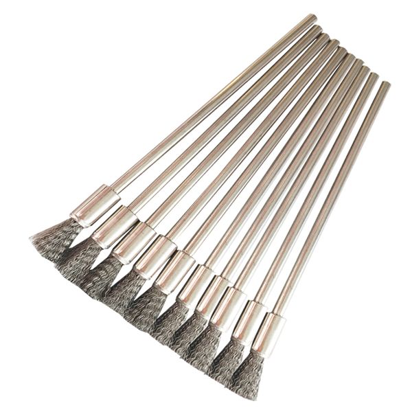 

yeoda long rod stainless steel brush mini brush copper wire electric grinding cleaning rust removal and polish
