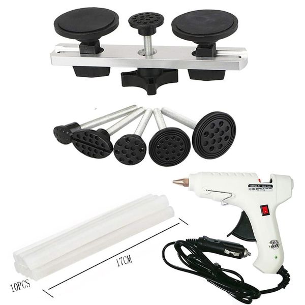 

hand tool set paintless dent repair tool 40w car glue gun glue stick suction cup car body hand pulling bridge hammer