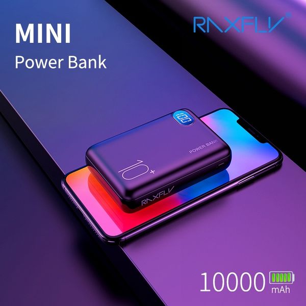 

10000mah led display mini dual usb power bank for xiaomi iphone huaweiÂ portable powerbank external battery backup fast charging