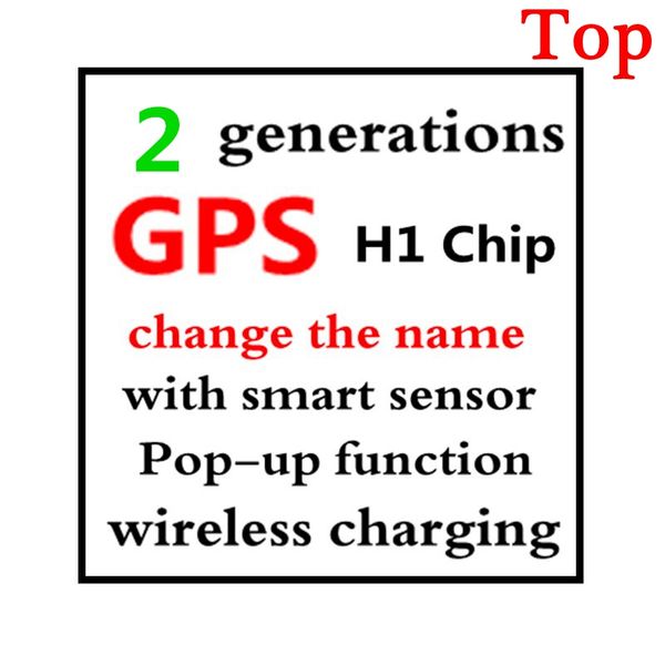 

2020 selling style generation wireless charging function with smart sensor renamed wireless bluetooth headset renamed headset h1 chip w1