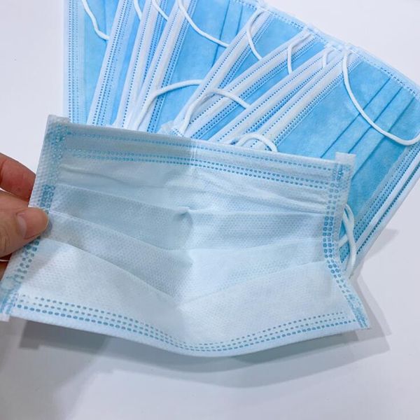 

face mouth safety masks non-woven disposable dustproof surgical earmuffs masks 50 pcs