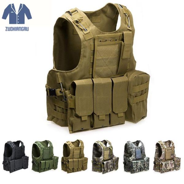 

unloading camouflage tactical multi-pocket classic waistcoat for men male sleeveless solid coat combat vest masculino jackets, Black;white