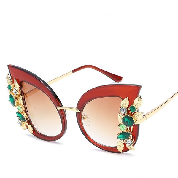 

2020 round frame sunglasses super chic women luxury designer sunglasses black gold sunglasses-p(1941) #739401, White;black