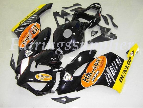 

новый (литье под давлением) abs обтекатель комплекты подходят для honda cbr1000rr (2004 2005) cbr1000rr 04 05 обтекатели набор черный желтый