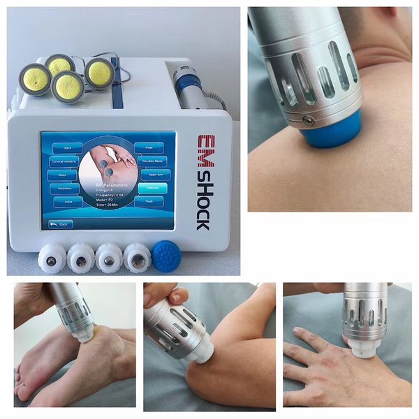 

2021 est sale ems body slimming cellulite shock wave therapy ed treat extracorporeal shock wave electronic muscle stimulator, Black;white