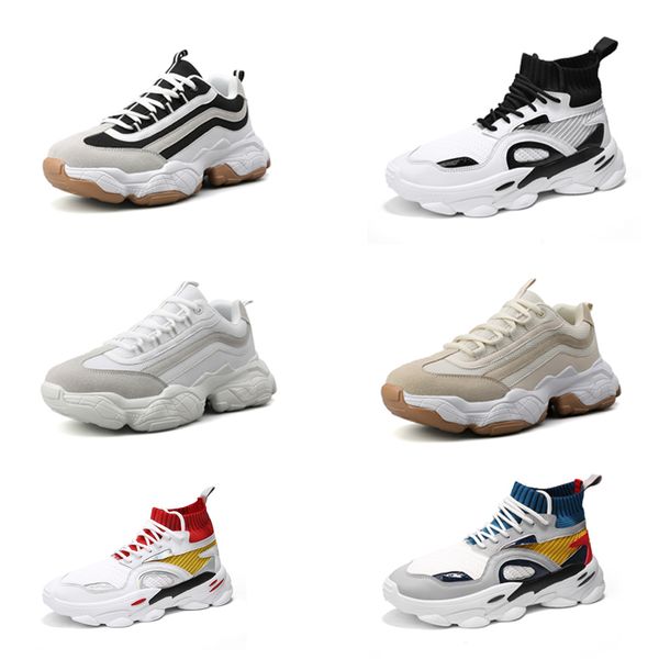 

дешевые мужчины кроссовки моды носок обуви платформа папа chaussures мужские тренеры открытый спортивный спорт кроссовки марочные 39-44 стил