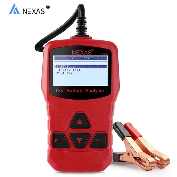 NEXAS NB300 12V Car Battery Tester Universal Auto Digital Battery Analyzer Tool