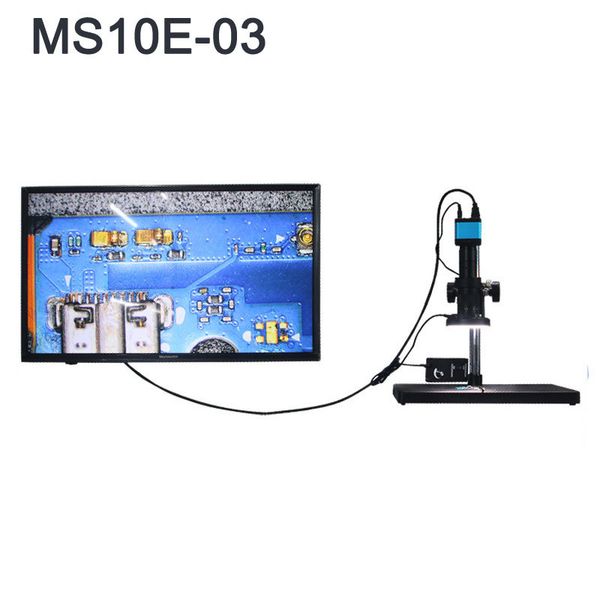 

sunshine ms10e-03 hdmi usb digital screen scanning electron trinocular display camera video microscope with 10 inches display