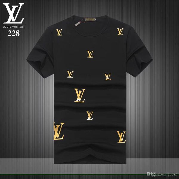 

Fa hion brand luxury de igner t hirt hip hop white men clothing ca ual t hirt for men with letter printed t hirt ize m 3xl