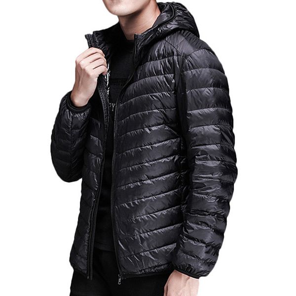 

new style men's down parkas designer hooded winter coats classic luxury 6 colors long sleeve outerwear size:m-3xl 001, Black