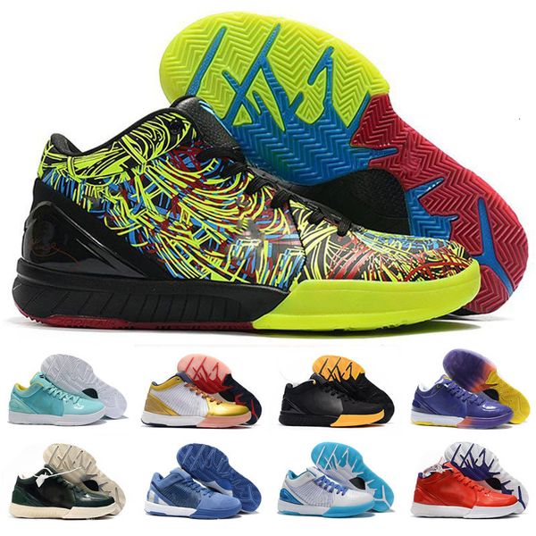 

4 4s zoom iv protro kids mens basketball shoes sport shoe sneaker draft day hornets basket ball boy trainers des chaussures, Black