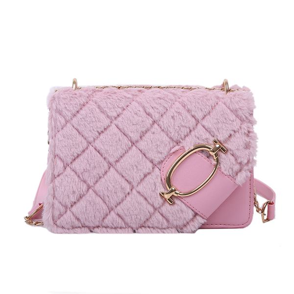 

плед furry сумочку женских сумок новой плюшевого мешок плеча bw01-sb-chmmbd