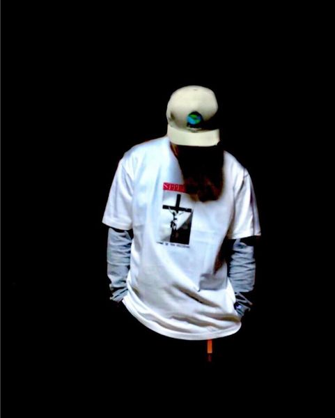 

20ss box логотип футболки любимый детьми печатных иисус крест цилиндр с коротким рукавом футболки летние мужчины женщины пара уличная одежда, White;black