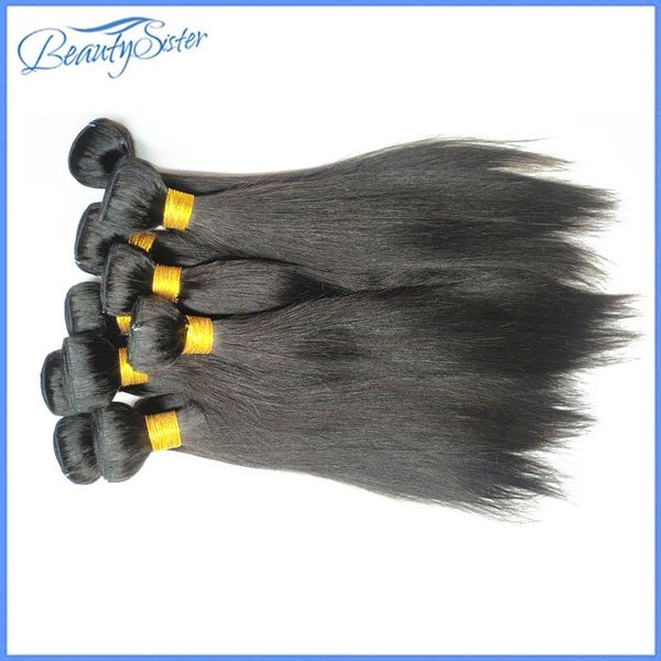 

wholesale brazilian straight hair bundles 1kg 10pcs lot 8a non-remy human hair extension weave natural black color 100g/pcs
