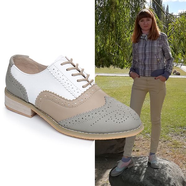 

Women oxford Spring shoes genuine leather loafers for woman gray sneakers female oxfords ladies single shoes 2019 summer shoes
