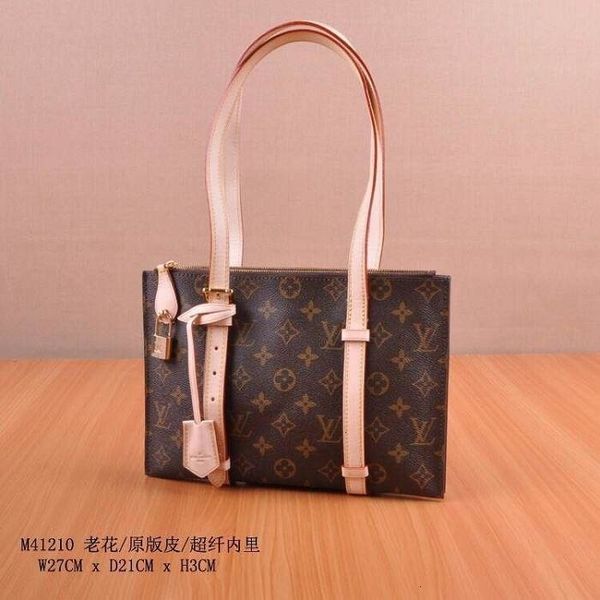 

old flower carrousel handbag m41210 oxidized real leather iconic bags shoulder bag totes cross body business messenger bags