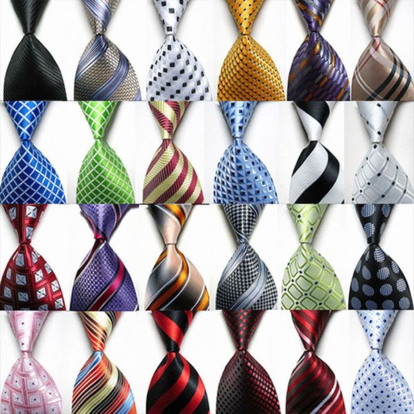 

2019 elegant striped men neckties 10cm wide necktie for men shirt accessories solid neck tie party plaid wedding gravatas, Blue;purple