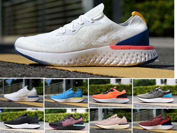 

2020 fly react mens running shoes college navy triple black dark grey knit designer sport sneakers trainers 5.5-11