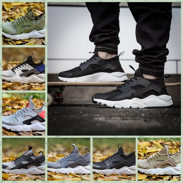 

nhrc4a 2019 hot huarache 4,0 1,0 классической тройной белый черной красная мужчины женщина huarache дизайнерской обуви huaraches спортивных