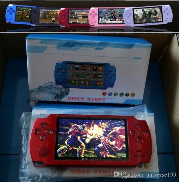 

4 3 inch pmp handheld game player mp3 mp4 mp5 player video fm camera portable 8gb game con ole dhlfree