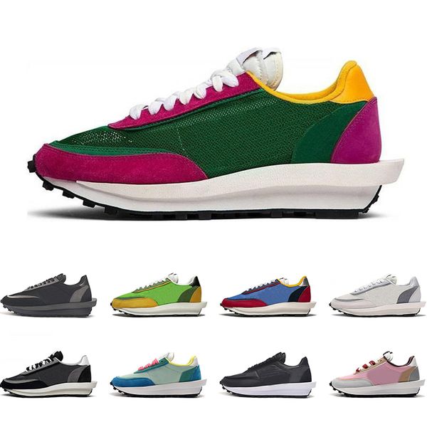 

designer sacai ldv waffle triple black men women casual shoes green varsity blue mens trainers platfor sports sneakers espadrilles 36-45