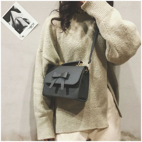 

bag women's 2020 new style korean-style fashion bow women's portable cross-body bag