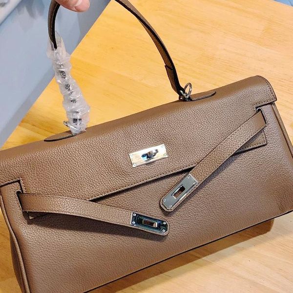 

femme genuine bag shoulder handbags plain new fashion women fashion leather purses bag wide totes bags strap anees, Red;black