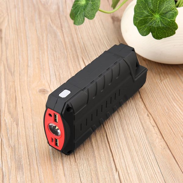 

portable multi-function cy-19 dual usb output car starting power bank with display emergency battery charger car jump starter