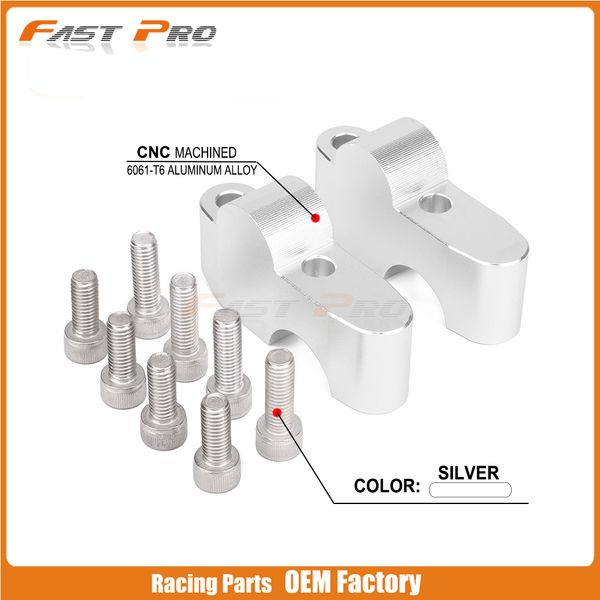 

cnc billet handlebar fat bar risers mount clamp adaptor for benelli bj250 tnt125 tnt135 tnt250 tnt 125 135 250 2015 2016 2017 18