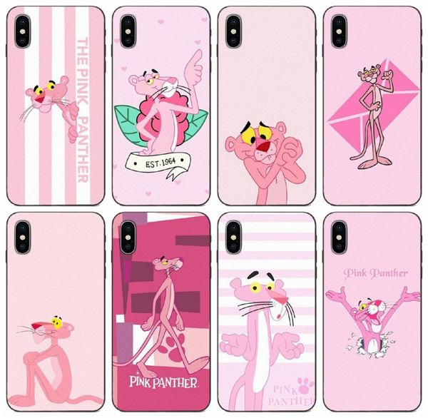 

tongtrade] pink panther novelty fundas case for iphone 11 pro max x xs 8 7 6s 6p 5s 5p galaxy s6 s7 s8 s9 s10 plus huawei p9 silicone case