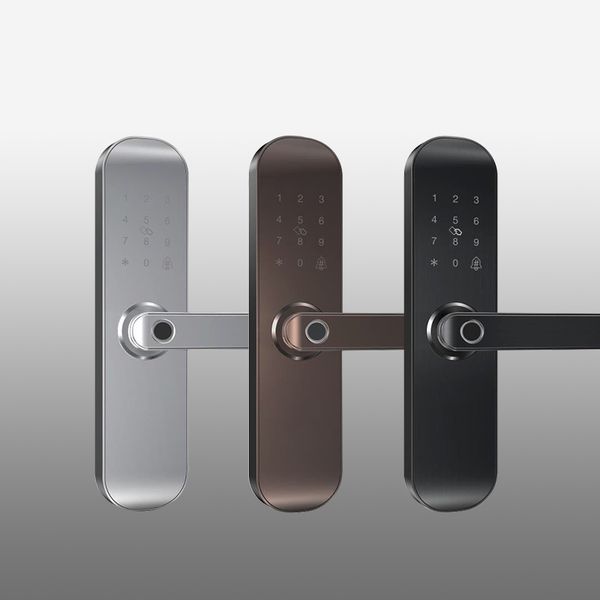 2019 App Wifi Wireless Electric Keyless Smart Door Lock Electronic Touch Screen Key Access Biometric Fingerprint Digital From Elestial 120 11