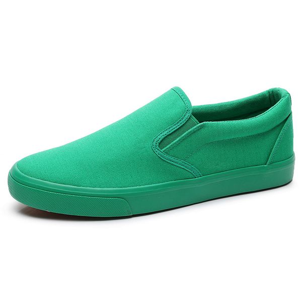 

new canvas driving shoes men green black yellow white vulcanized lazy canvas shoes mens sneakers fashion men