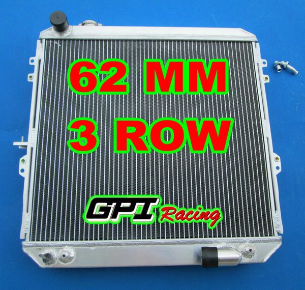 

62mm 3 row aluminum radiator for hilux ln106 ln111 diesel 88-98 at/mt 89 90